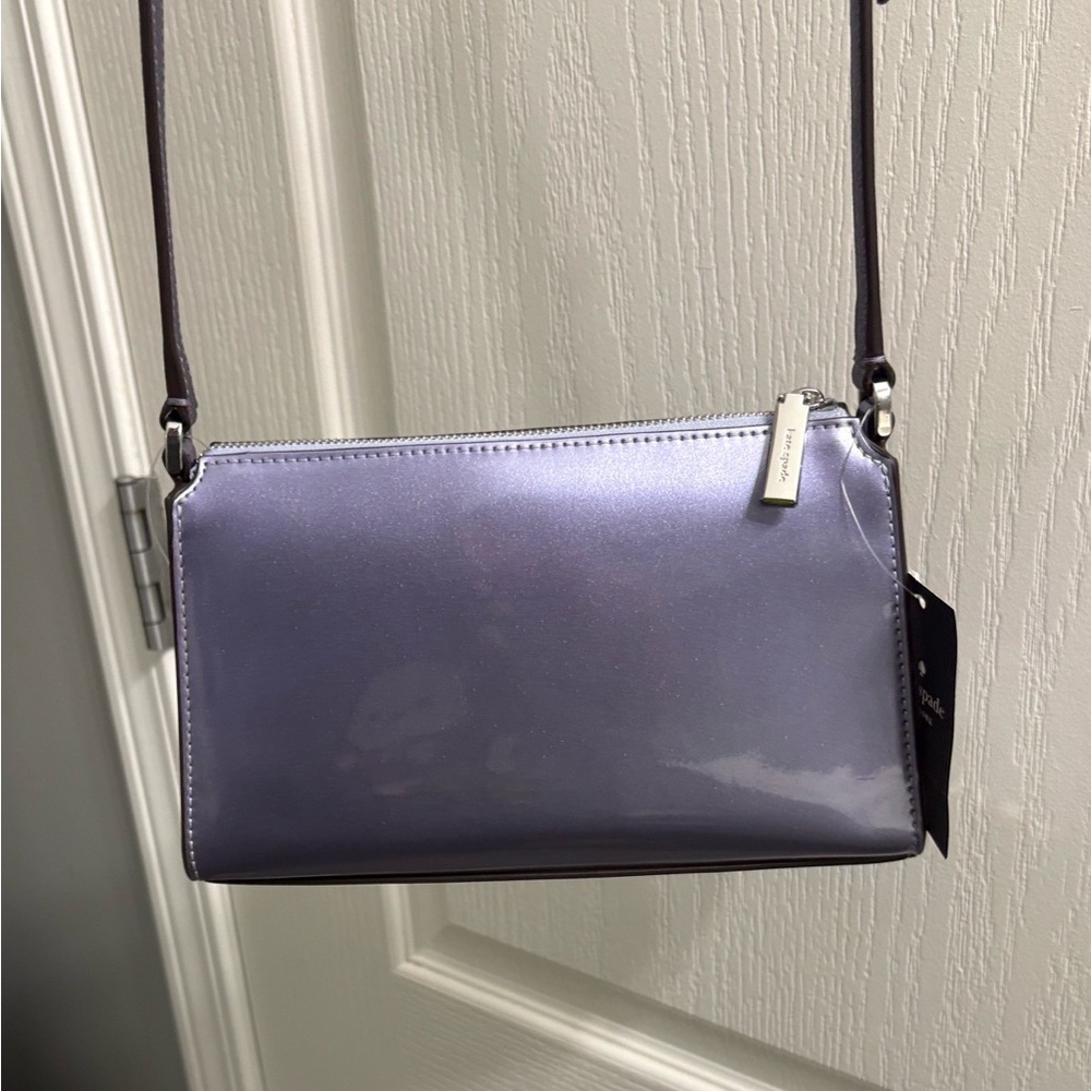 Kate Spade Kenzie mini crossbody bag in the candied flower blue color - Picture 5 of 8